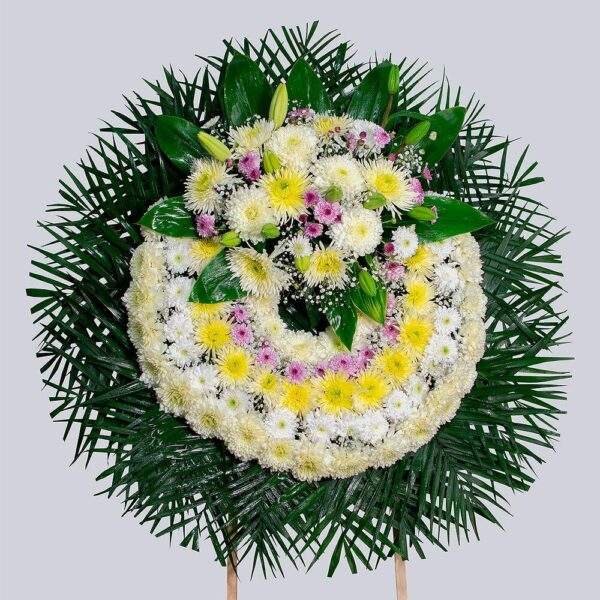 Arreglo Floral “Corona Fúnebre Mediana”