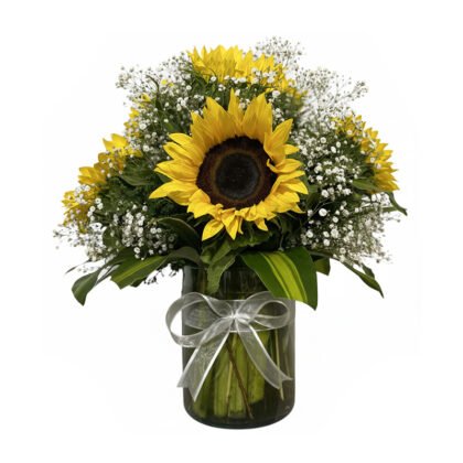Girasoles en Cristal