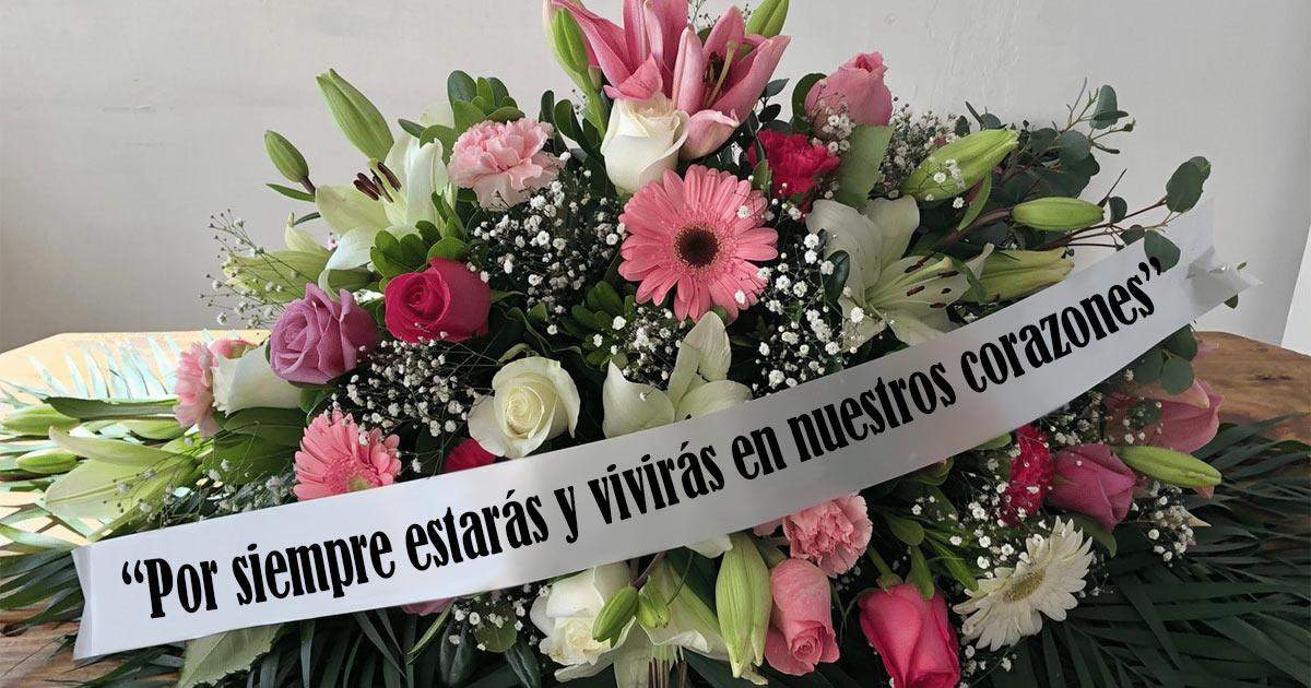 Frases de condolencias para arreglos florales para funeral
